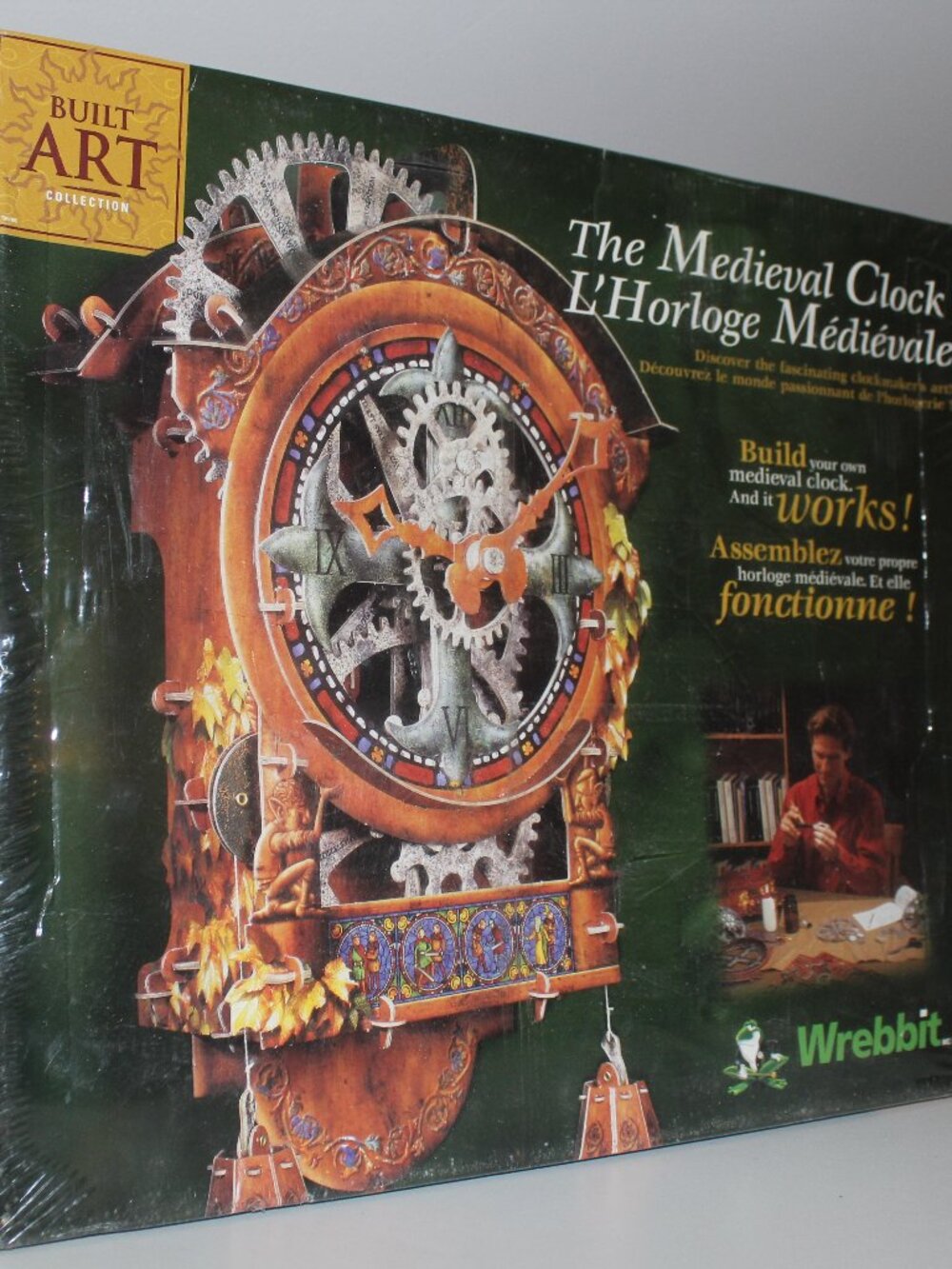 Wrebbit The Medieval Clock Built Art Collection Kit Working Clock Brand New